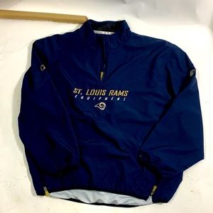 St. Louis Rams Equipment Mens XL Windbreaker NFL